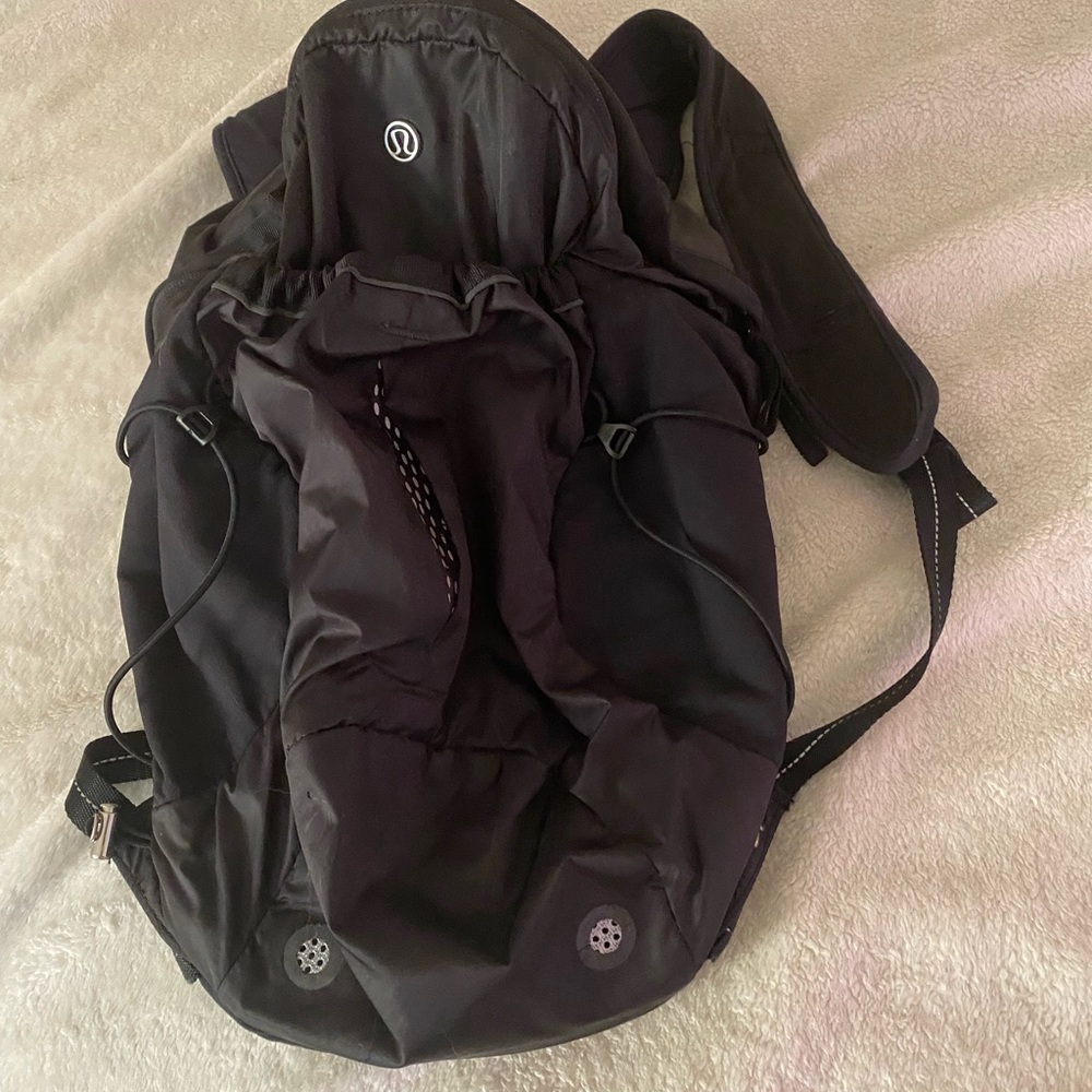 lululemon athletica run all day black Backpack